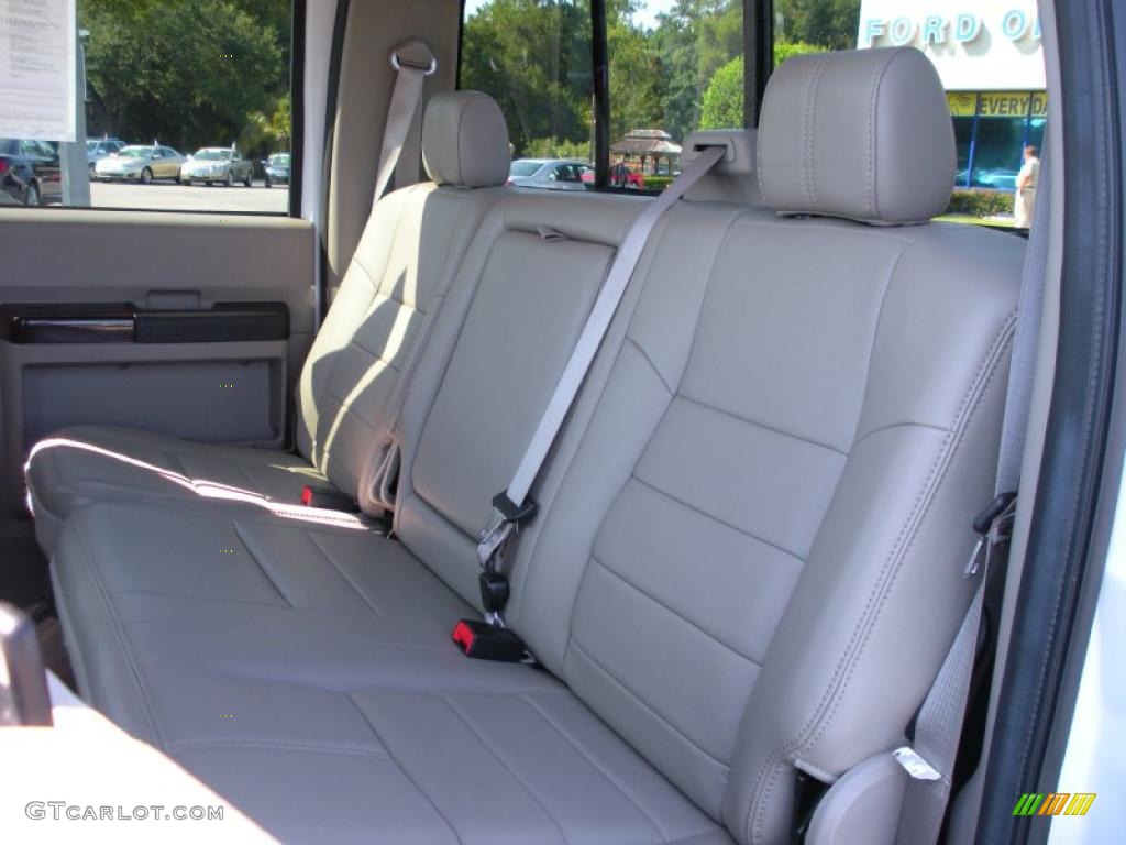Camel Interior 2008 Ford F250 Super Duty Lariat Crew Cab 4x4 Photo #38063696