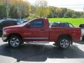 2005 Flame Red Dodge Ram 1500 Laramie Regular Cab 4x4  photo #12