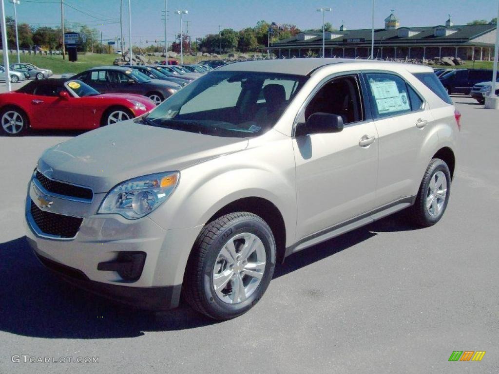 Gold Mist Metallic 2011 Chevrolet Equinox LS AWD Exterior Photo #38064247