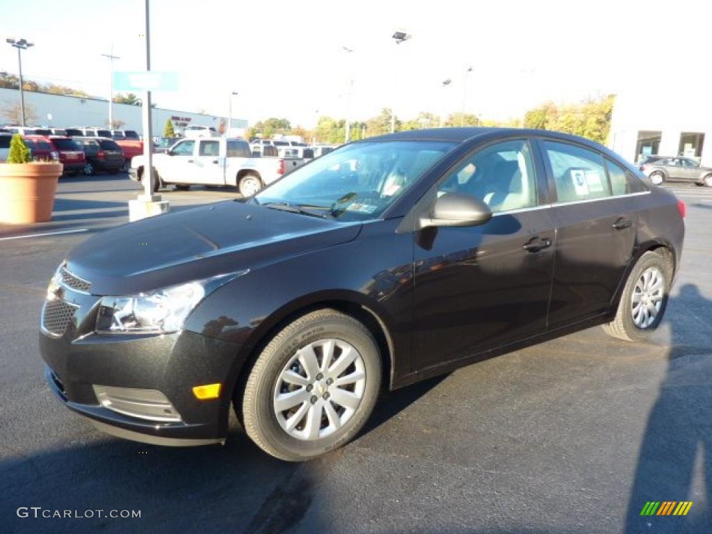 Black Granite Metallic 2011 Chevrolet Cruze LS Exterior Photo #38065368