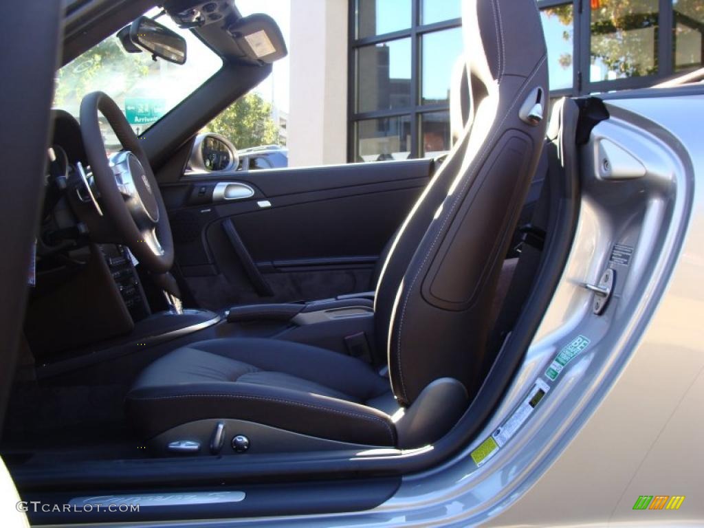 2011 911 Carrera S Cabriolet - GT Silver Metallic / Cocoa photo #13