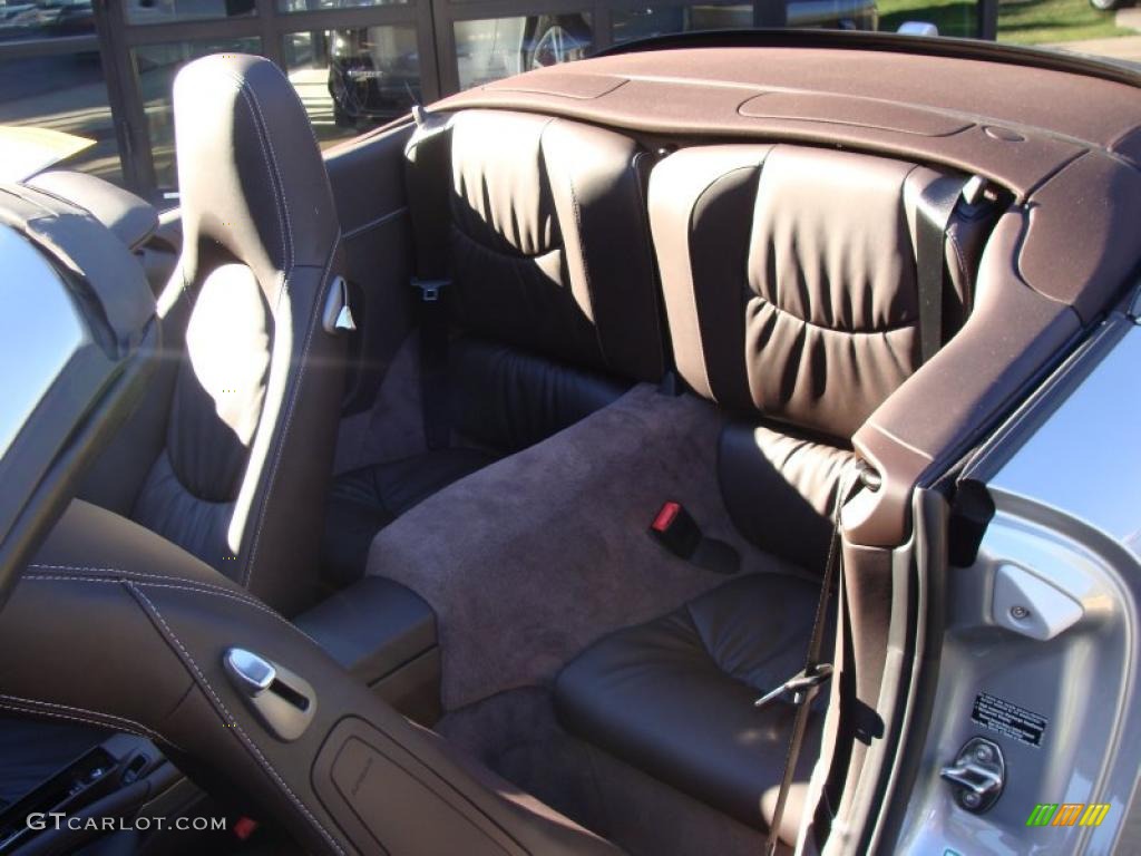 2011 911 Carrera S Cabriolet - GT Silver Metallic / Cocoa photo #14