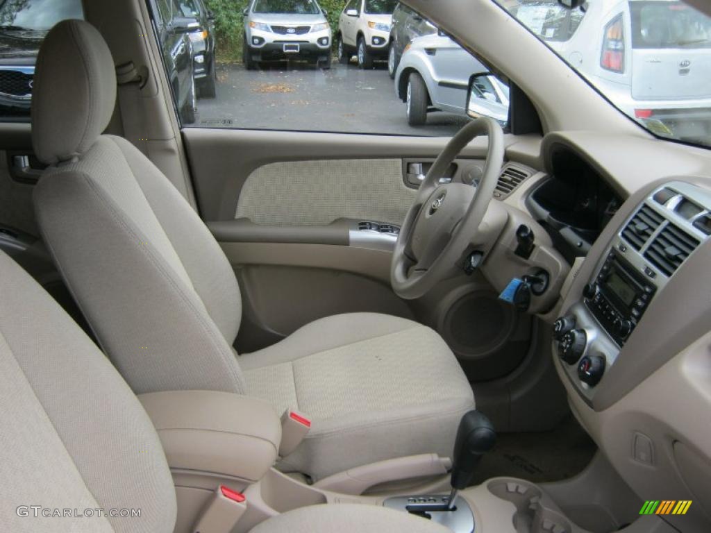 Beige Interior 2007 Kia Sportage LX V6 4WD Photo #38065852