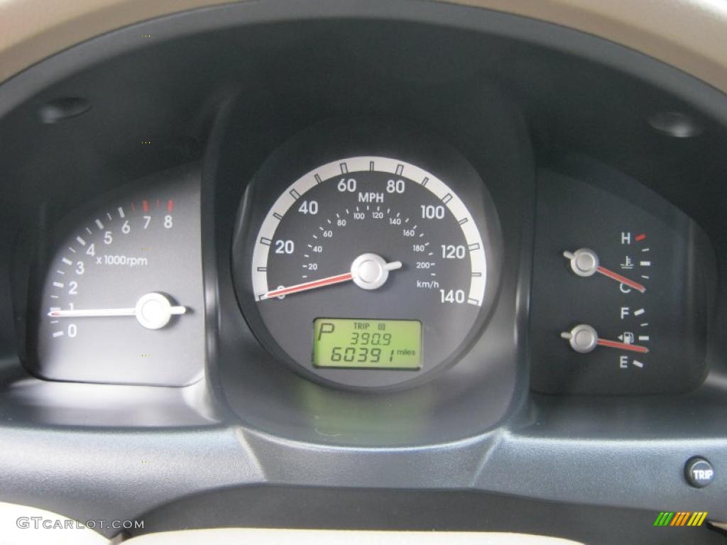 2007 Kia Sportage LX V6 4WD Gauges Photo #38066224