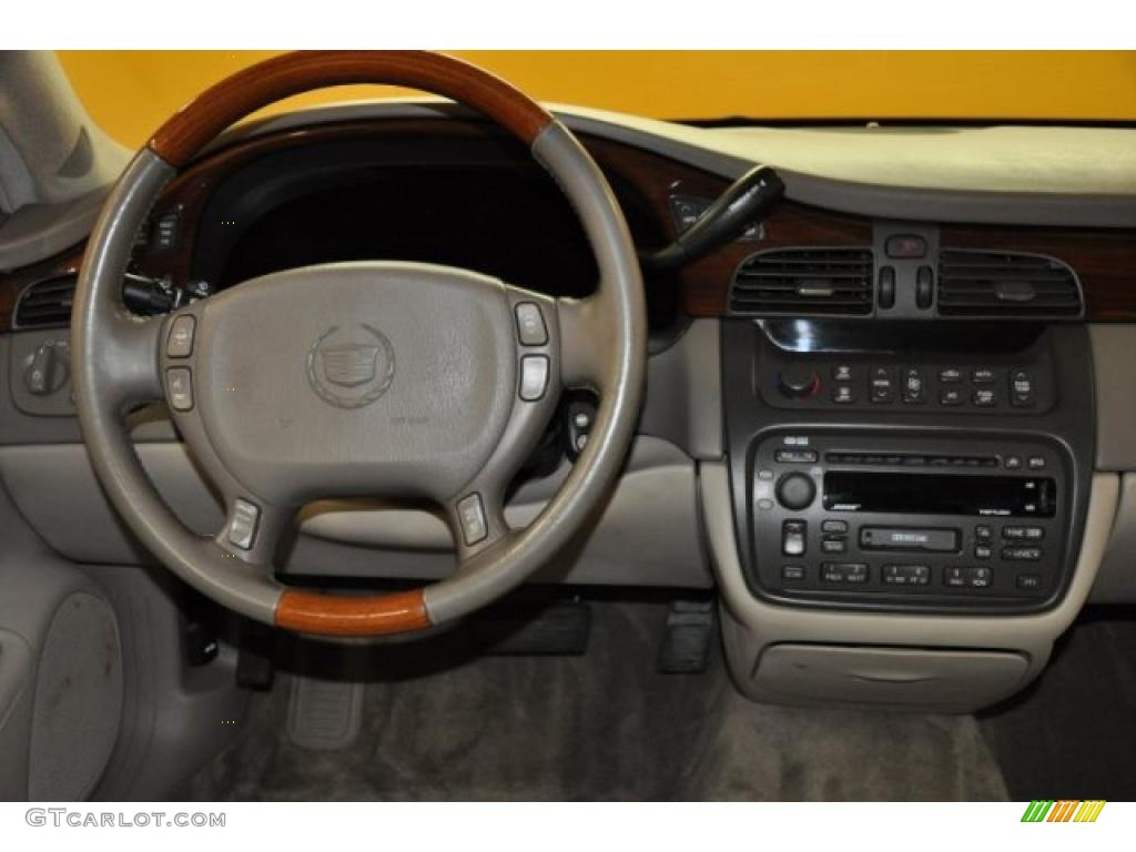 2002 Cadillac DeVille DHS Neutral Shale Dashboard Photo #38066644
