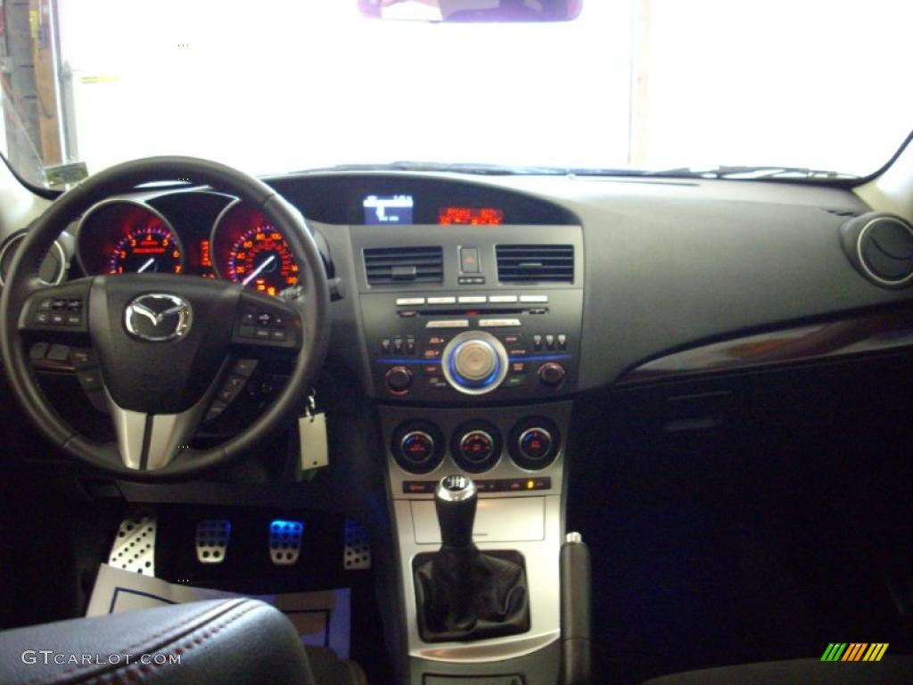 2010 Mazda MAZDA3 MAZDASPEED3 Sport 5 Door Black/Red Dashboard Photo #38067191