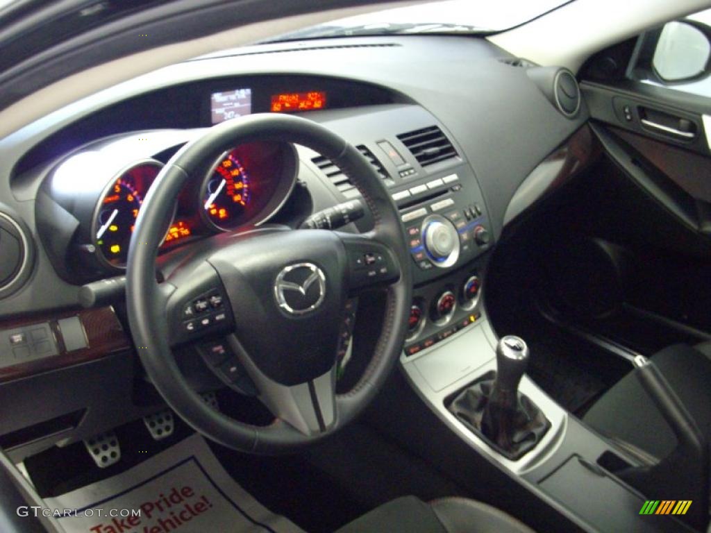 Black/Red Interior 2010 Mazda MAZDA3 MAZDASPEED3 Sport 5 Door Photo #38067288
