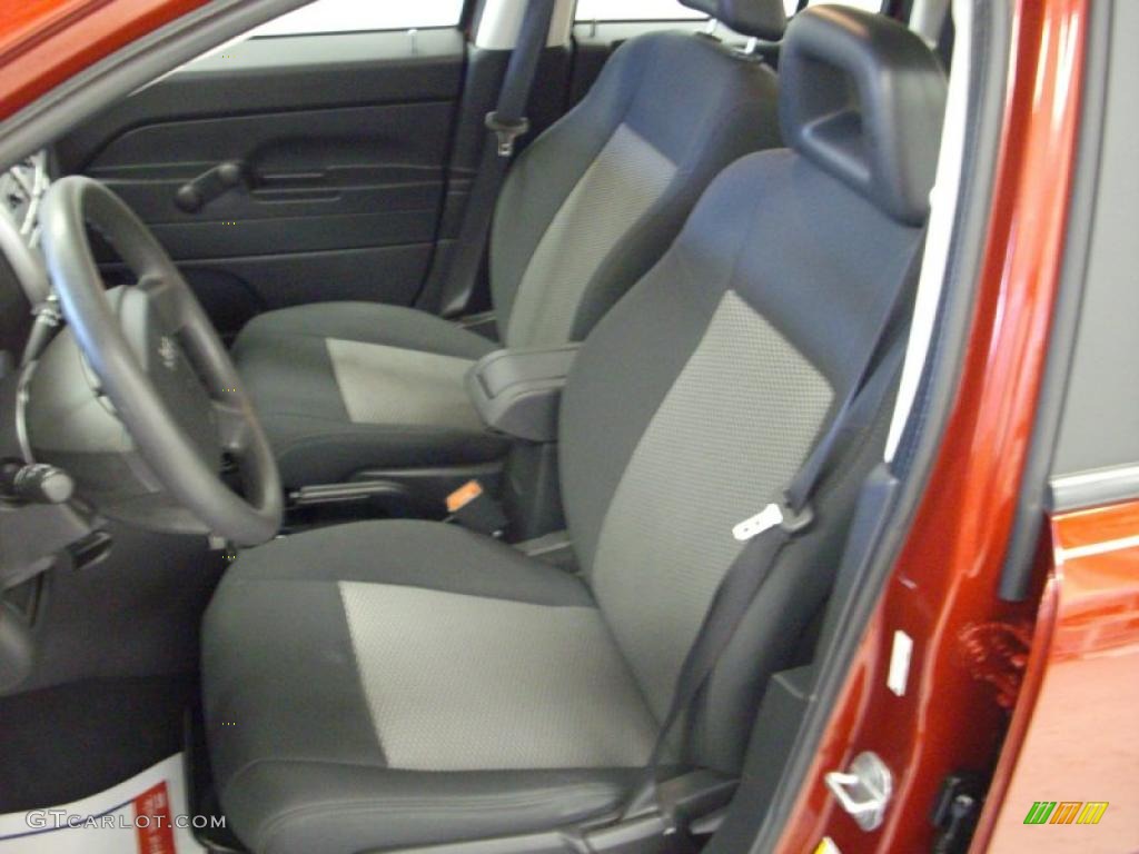 Dark Slate Gray Interior 2008 Jeep Compass Sport 4x4 Photo #38069021