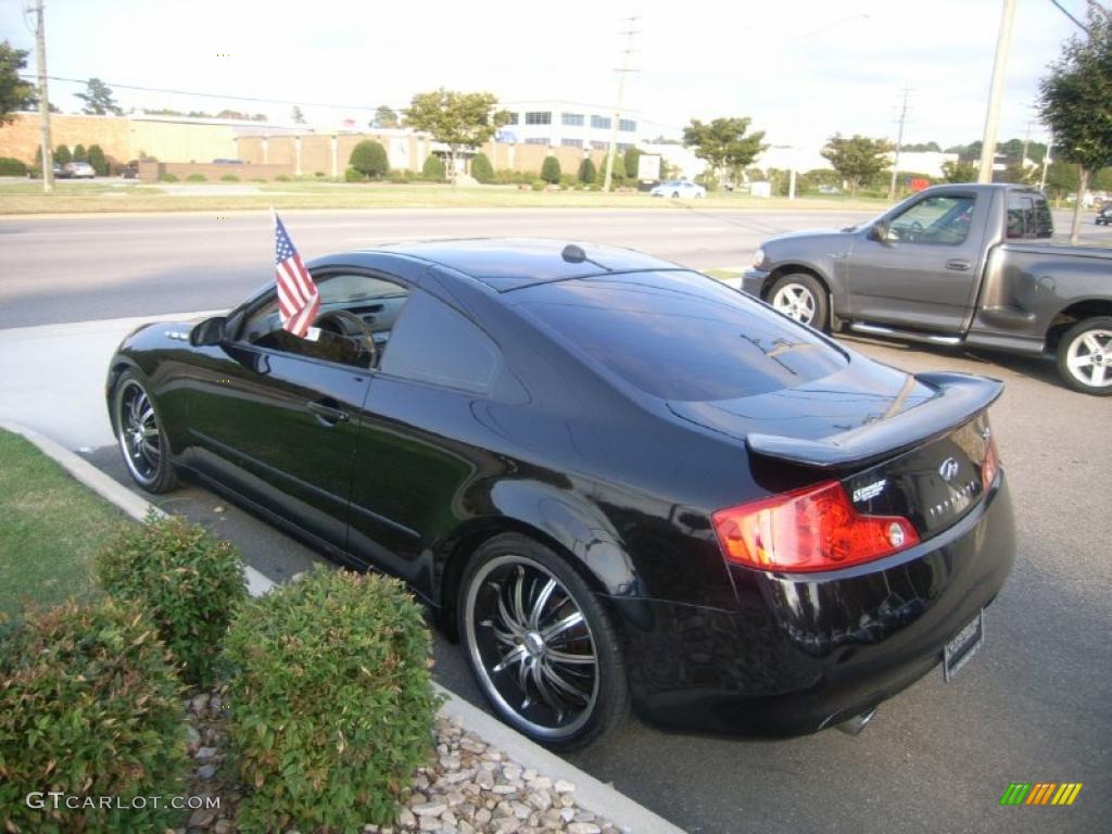 2003 G 35 Coupe - Black Obsidian / Willow photo #3