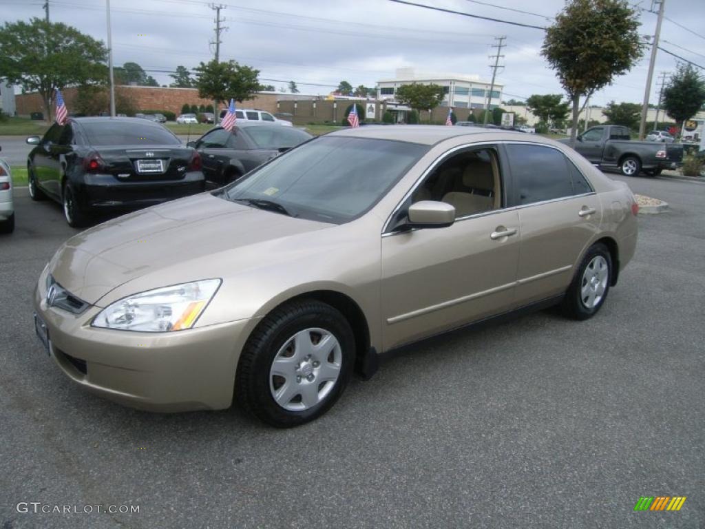 2005 Accord LX Sedan - Desert Mist Metallic / Ivory photo #1