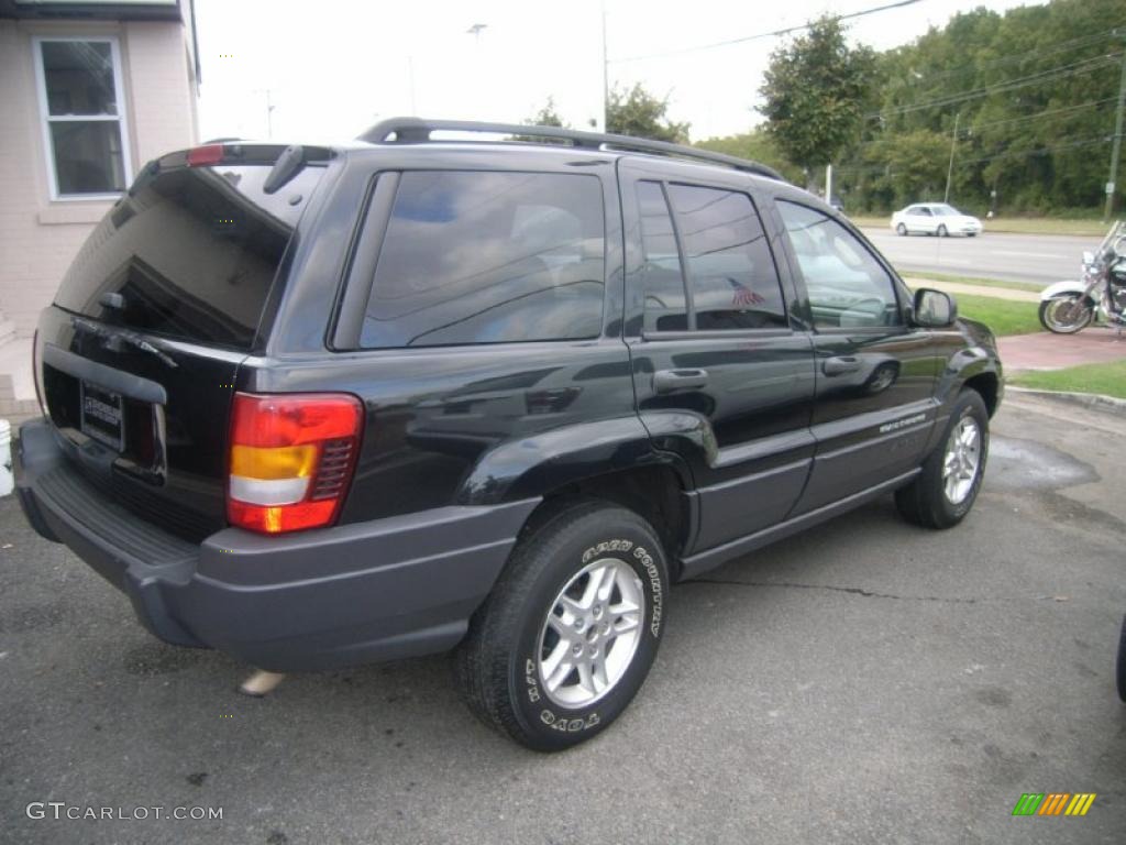2003 Grand Cherokee Laredo 4x4 - Brilliant Black / Dark Slate Gray photo #7