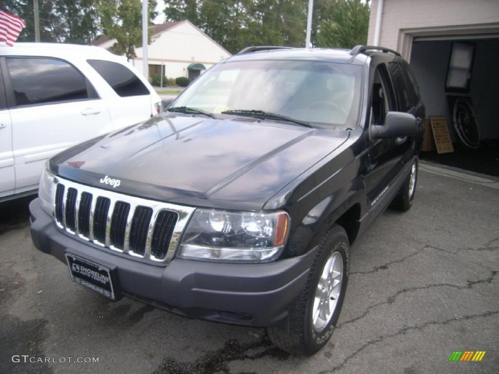2003 Grand Cherokee Laredo 4x4 - Brilliant Black / Dark Slate Gray photo #11