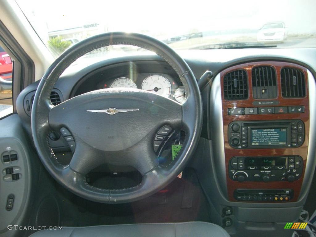 2006 Chrysler Town & Country Limited Medium Slate Gray Dashboard Photo #38070193