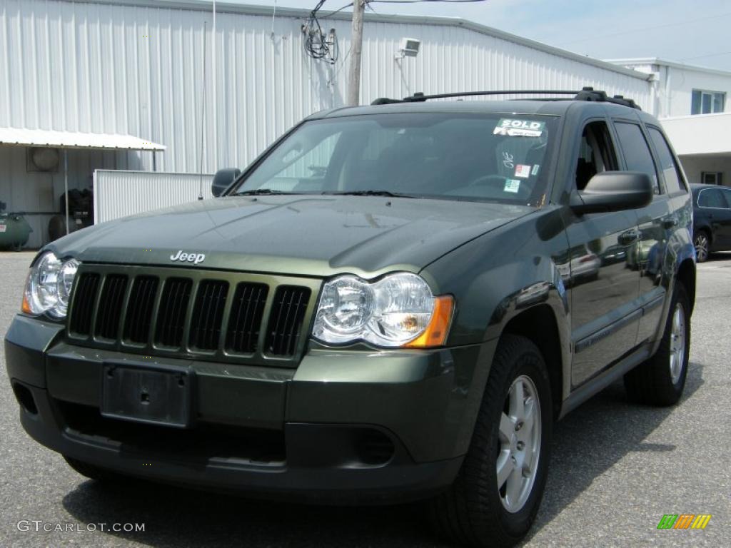 2009 Grand Cherokee Laredo 4x4 - Jeep Green Metallic / Medium Slate Gray/Dark Slate Gray photo #1