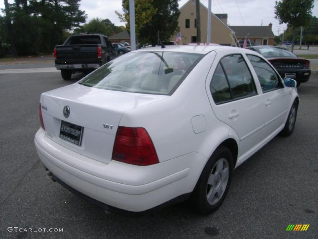 2002 Jetta GLS 1.8T Sedan - Cool White / Beige photo #5