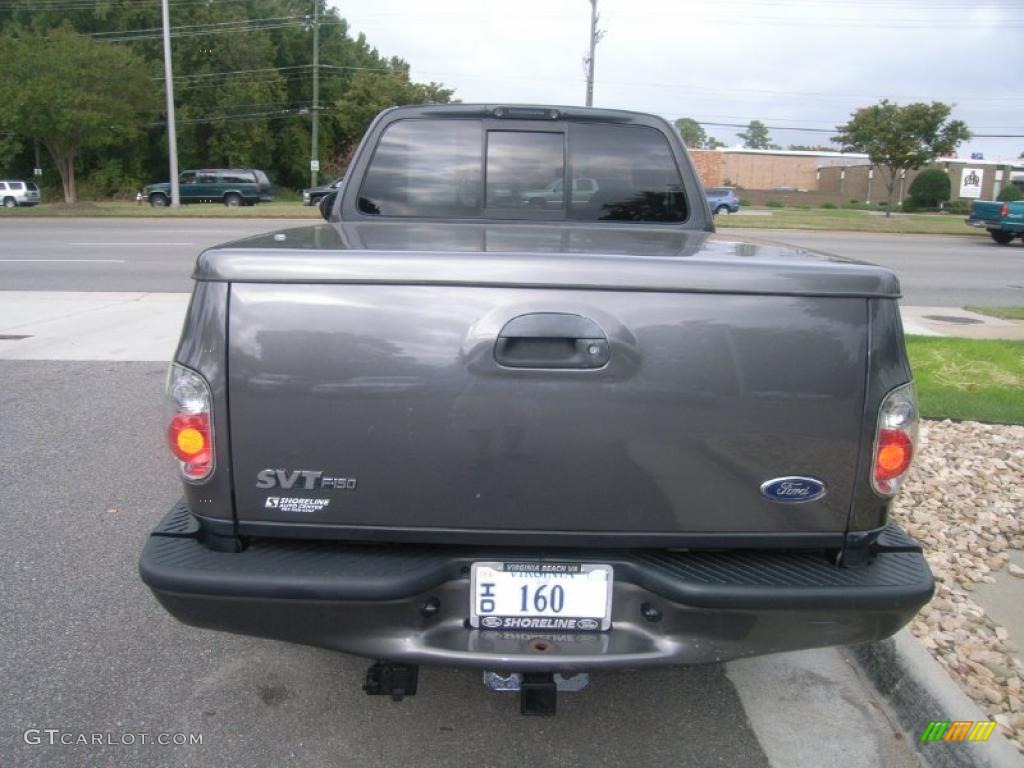2004 F150 SVT Lightning - Dark Shadow Grey Metallic / SVT Black/Light Flint photo #5