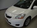 2009 Polar White Toyota Yaris Sedan  photo #7