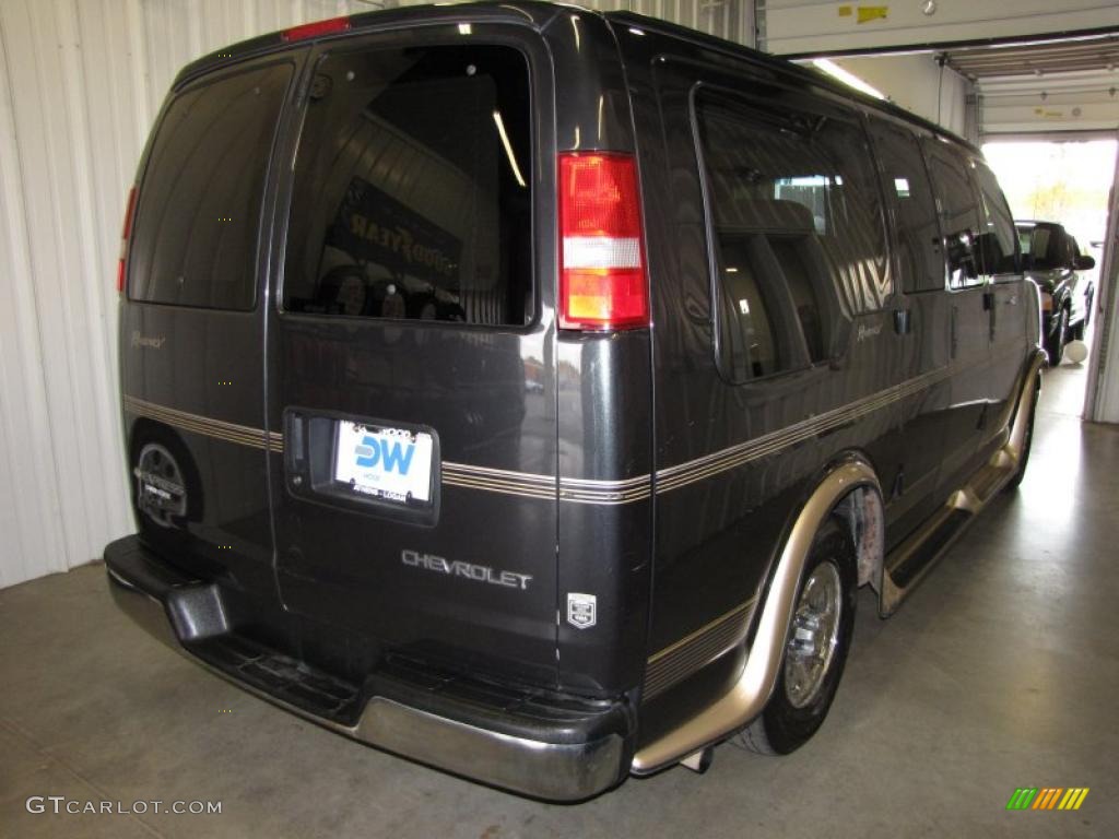 2004 Express 1500 Passenger Conversion Van - Dark Gray Metallic / Neutral photo #3