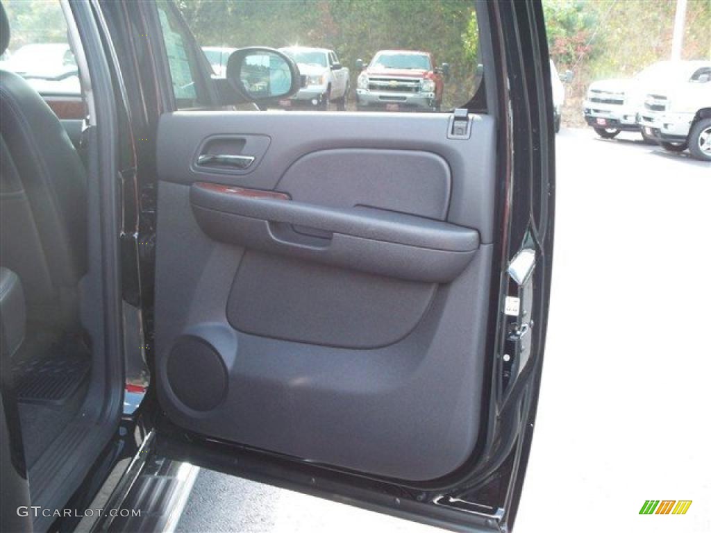Ebony Interior 2011 Chevrolet Silverado 1500 LTZ Crew Cab 4x4 Photo #38071945