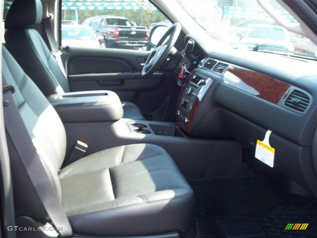 Ebony Interior 2011 Chevrolet Silverado 1500 LTZ Crew Cab 4x4 Photo #38071993