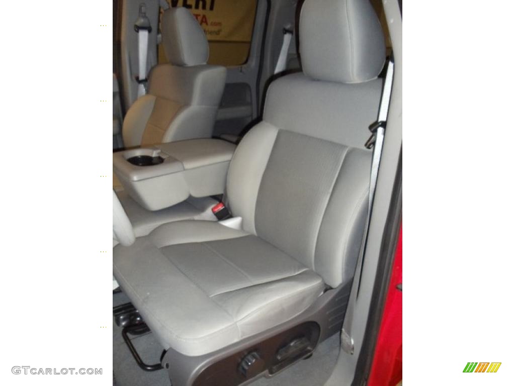 Medium/Dark Flint Interior 2007 Ford F150 XLT SuperCrew Photo #38072293