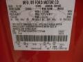 E4: Bright Red 2007 Ford F150 XLT SuperCrew Color Code