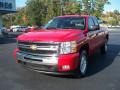 2011 Victory Red Chevrolet Silverado 1500 LT Extended Cab 4x4  photo #2