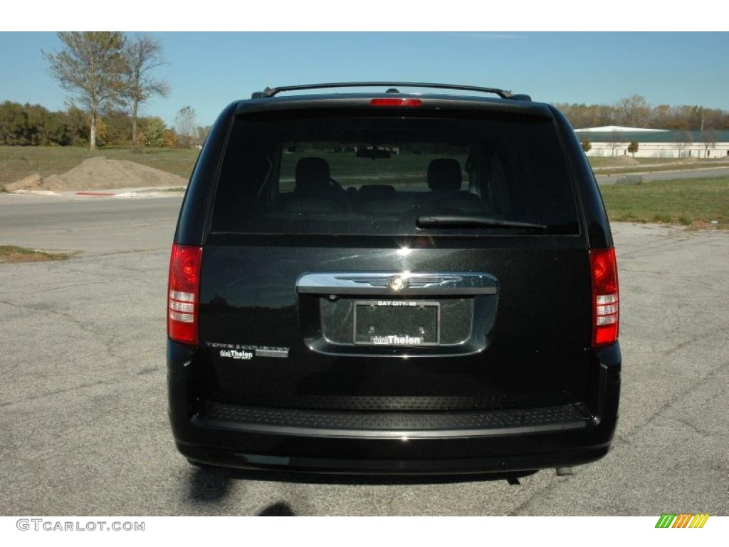 2008 Town & Country Touring Signature Series - Brilliant Black Crystal Pearlcoat / Medium Slate Gray/Light Shale photo #5