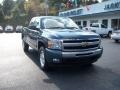 2011 Blue Granite Metallic Chevrolet Silverado 1500 LT Extended Cab 4x4  photo #4