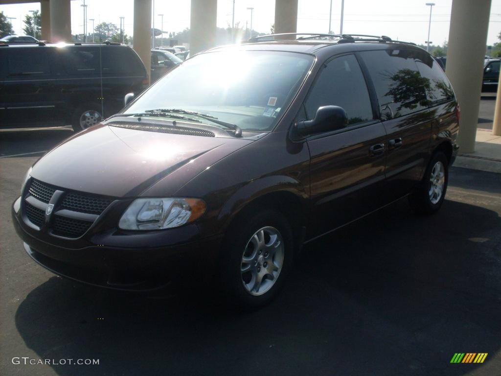 2004 Caravan SXT - Deep Molten Red Pearl / Medium Slate Gray photo #1
