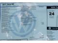 2011 Volkswagen Jetta SE Sedan Window Sticker