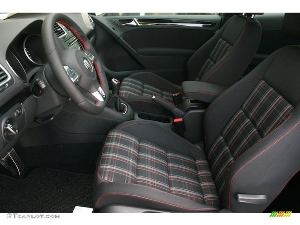 Interlagos Plaid Cloth Interior 2011 Volkswagen GTI 2 Door Photo #38077777
