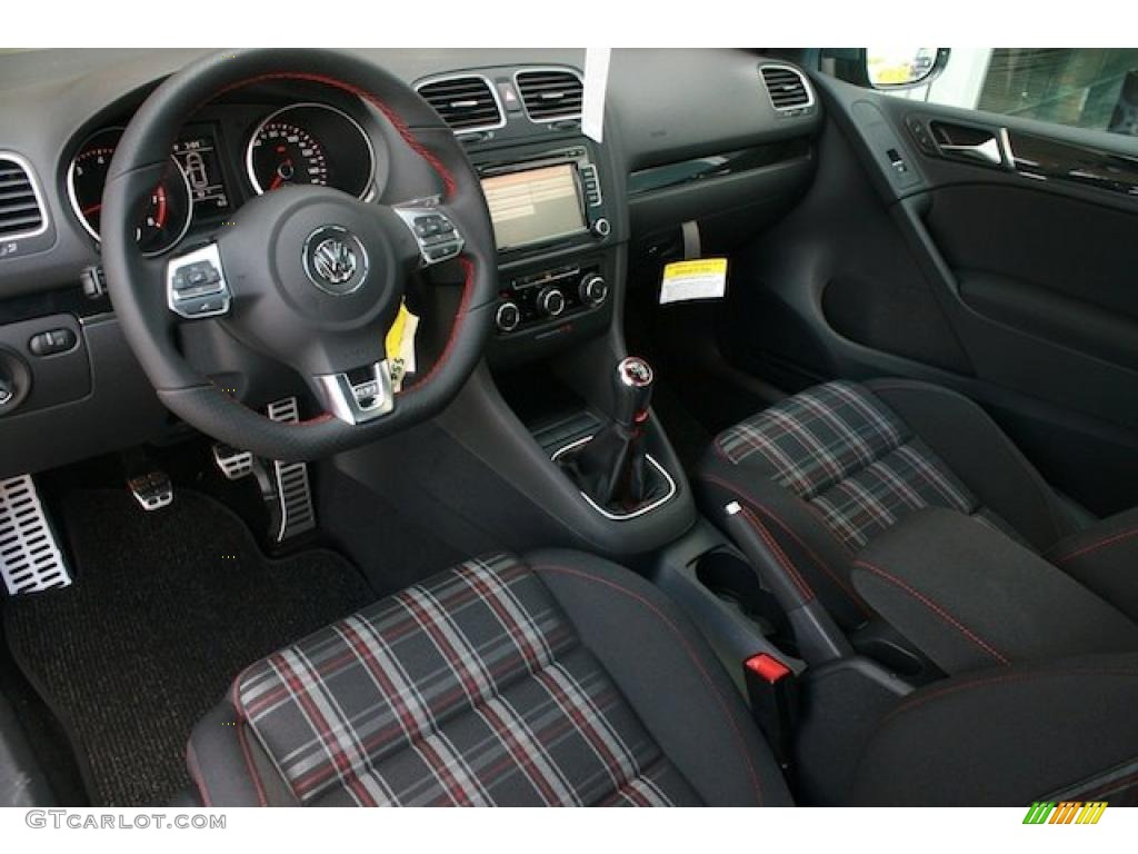 Interlagos Plaid Cloth Interior 2011 Volkswagen GTI 2 Door Photo #38077911