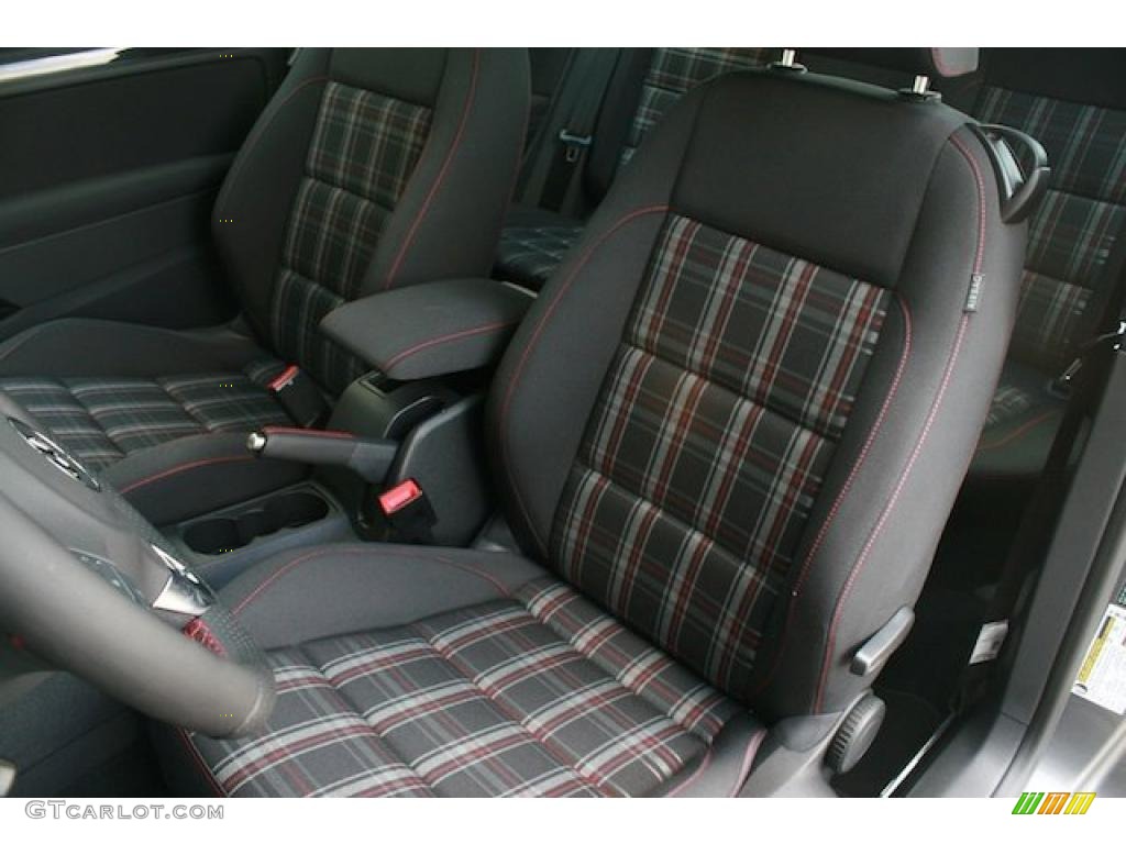 Interlagos Plaid Cloth Interior 2011 Volkswagen GTI 2 Door Photo #38077943