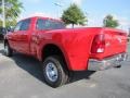 2011 Flame Red Dodge Ram 3500 HD Big Horn Crew Cab 4x4 Dually  photo #2