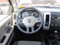 Dark Slate Gray/Medium Graystone 2011 Dodge Ram 3500 HD Big Horn Crew Cab 4x4 Dually Steering Wheel