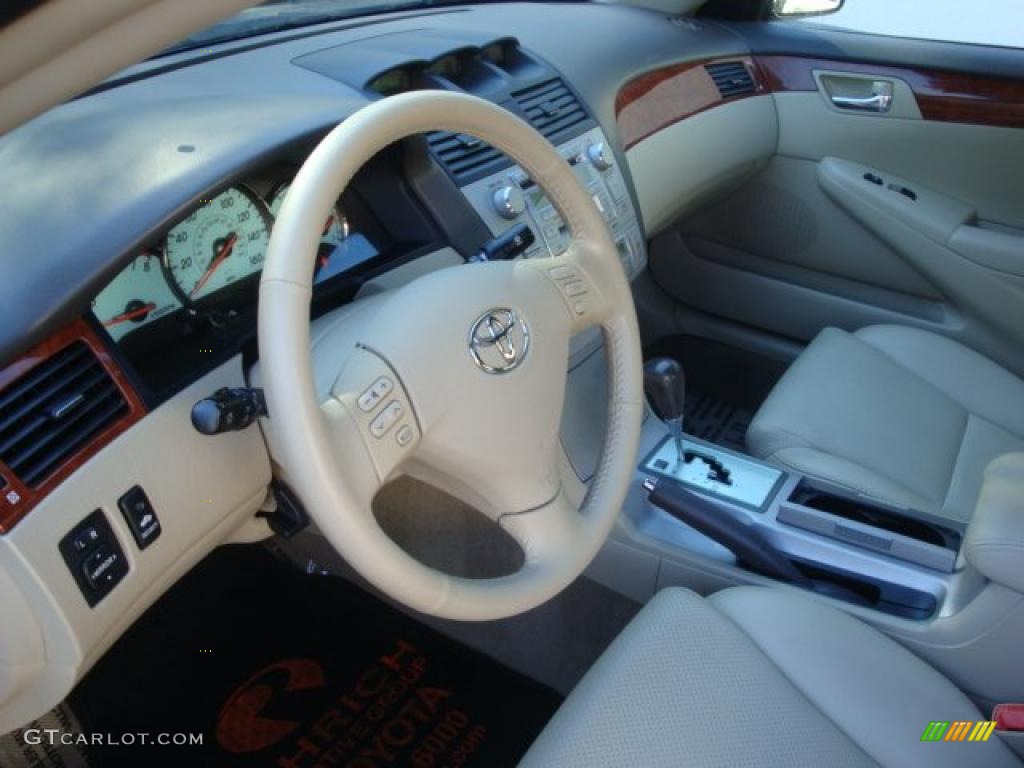 2006 Toyota Solara SLE V6 Coupe Ivory Dashboard Photo #38080447