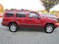 2006 Inferno Red Pearl Jeep Commander   photo #6