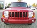 2006 Inferno Red Pearl Jeep Commander   photo #8