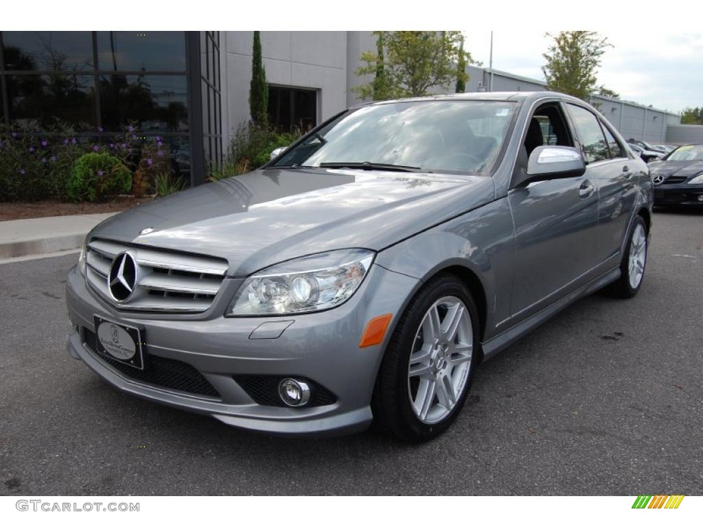 Palladium Silver Metallic 2009 Mercedes-Benz C 350 Sport Exterior Photo #38080987