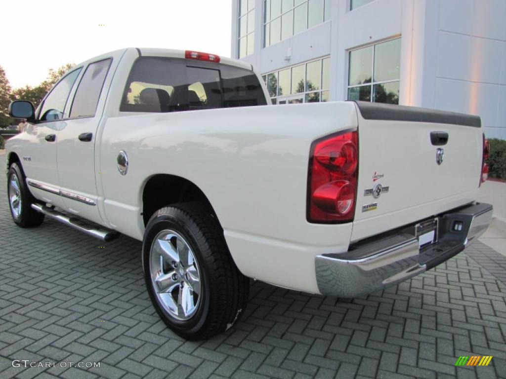 2008 Ram 1500 Lone Star Edition Quad Cab - Bright White / Medium Slate Gray photo #3