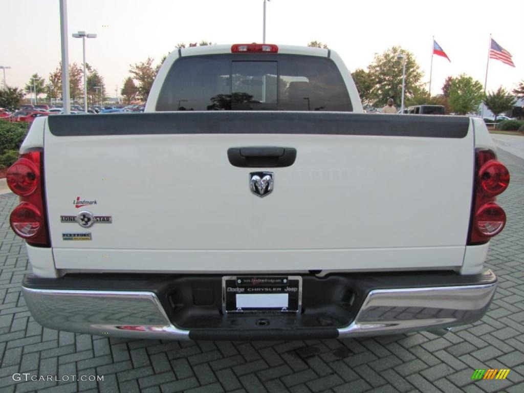 2008 Ram 1500 Lone Star Edition Quad Cab - Bright White / Medium Slate Gray photo #4