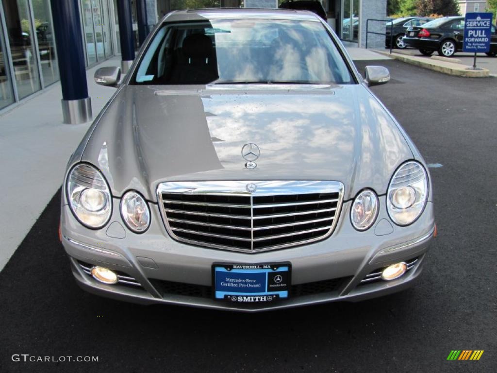 2008 E 350 4Matic Sedan - Pewter Metallic / Black photo #1