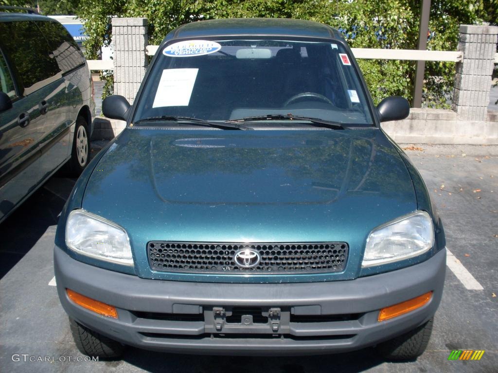 1997 RAV4  - Dark Green Metallic / Gray photo #2