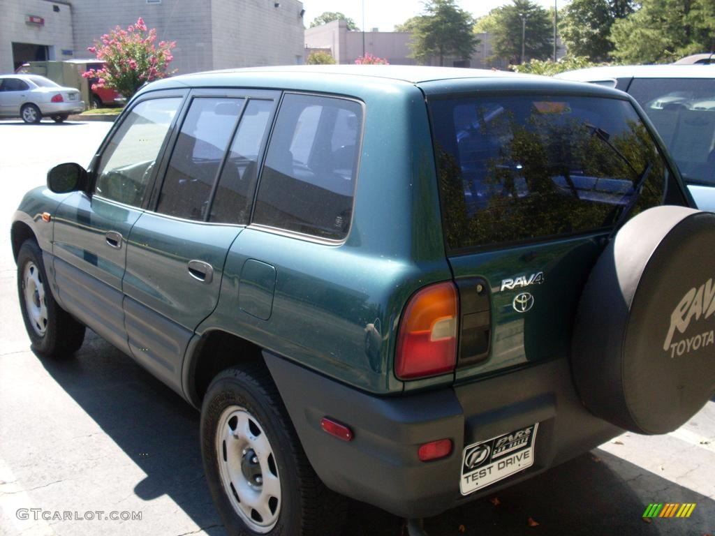 1997 RAV4  - Dark Green Metallic / Gray photo #3