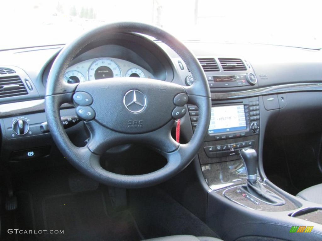 2008 E 350 4Matic Sedan - Pewter Metallic / Black photo #20