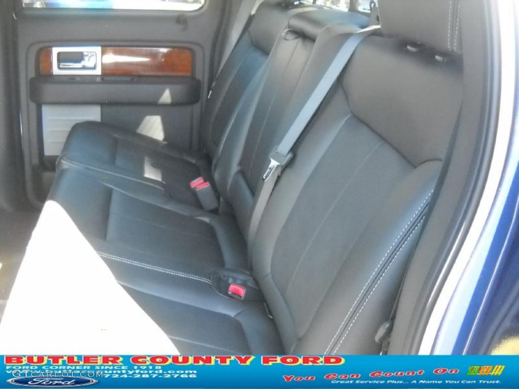 2010 F150 Lariat SuperCrew 4x4 - Dark Blue Pearl Metallic / Medium Stone photo #13