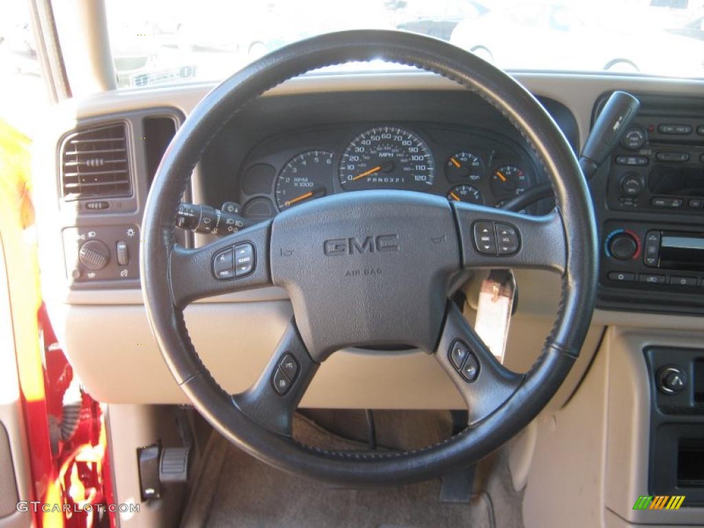 2006 Sierra 1500 SLE Crew Cab - Fire Red / Pewter photo #10