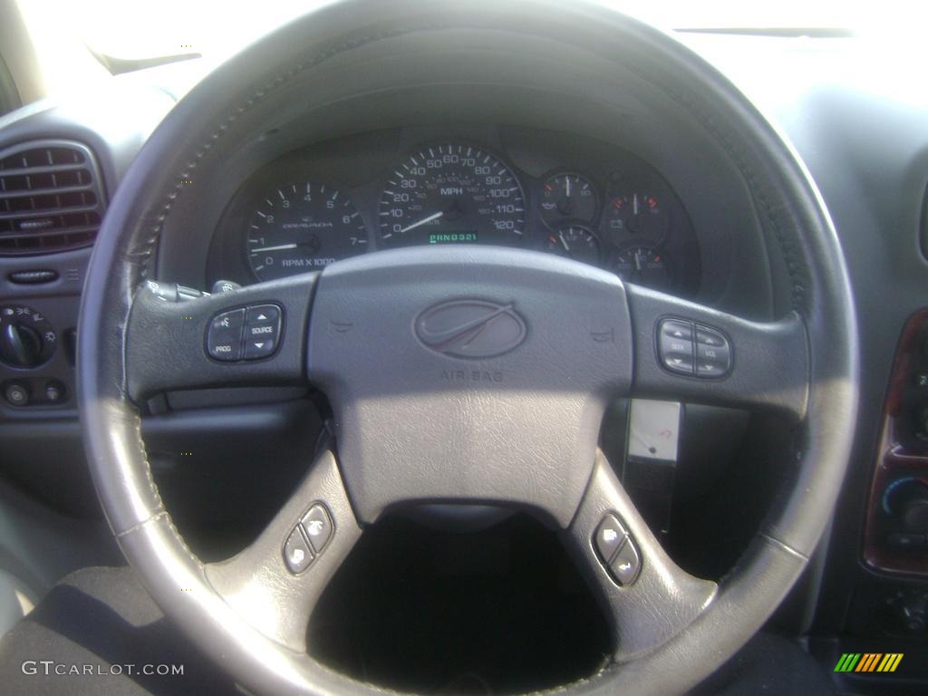 2004 Oldsmobile Bravada AWD Pewter Steering Wheel Photo #38084805