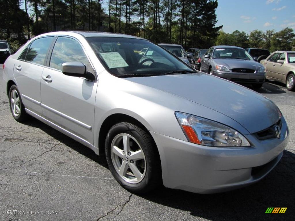 Satin Silver Metallic 2003 Honda Accord EX Sedan Exterior Photo #38085155